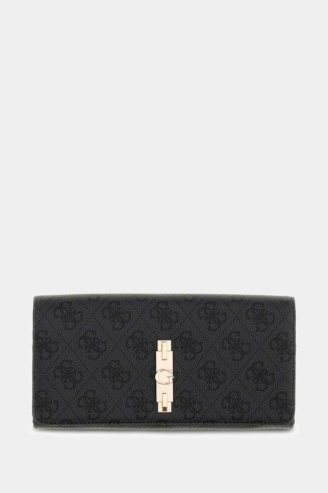 Cartera maxi con logo de Yvonne
