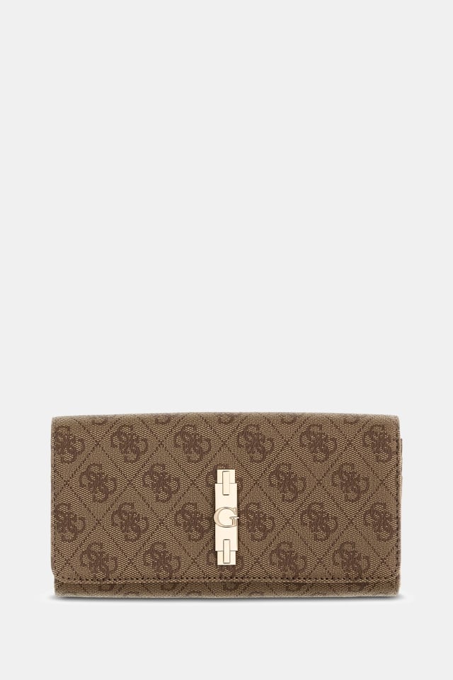 Cartera maxi con logo de Yvonne