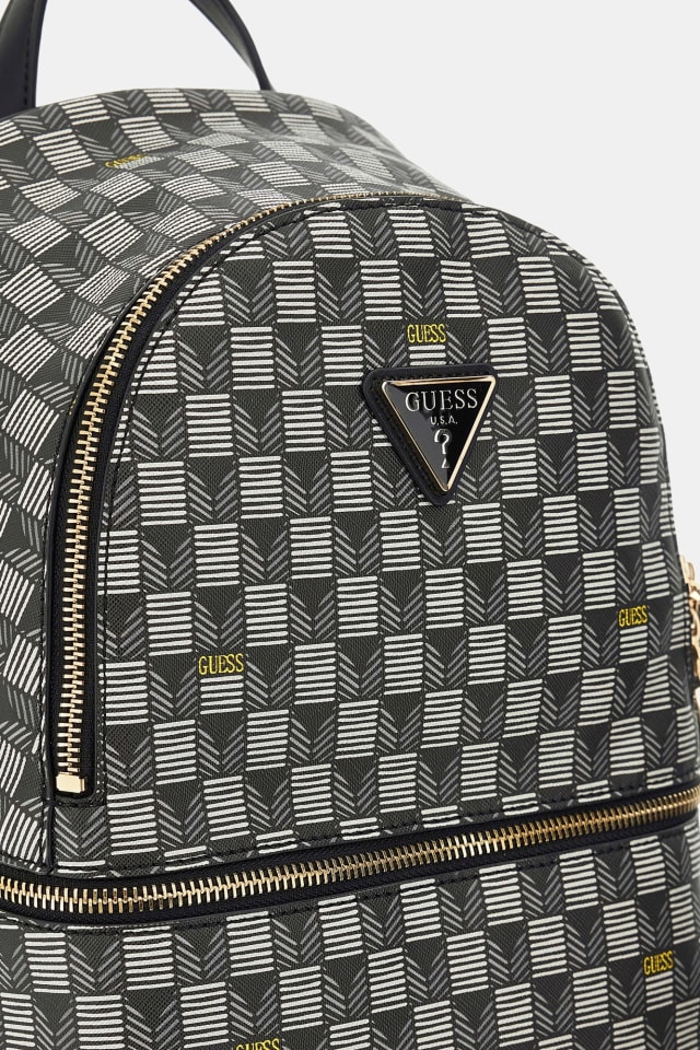 guess mini backpack uk Factory Women's Galatia Backpack, Cream, S : GUESS Factory Fashion The backpack is made of nylon and has a comfortable adjustable strap. Guess Backpacks SALE  Up
