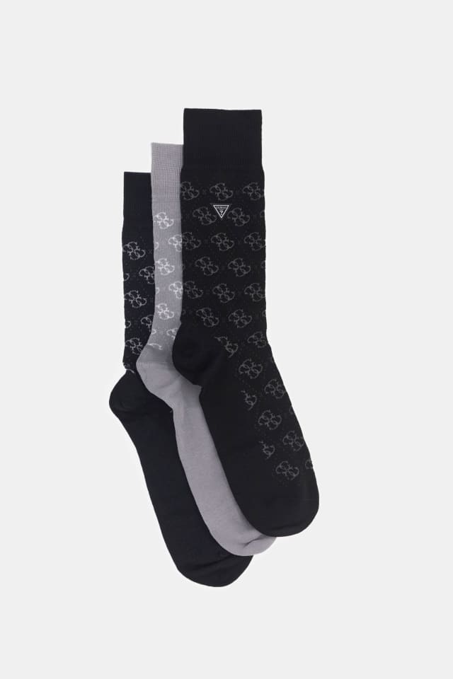 Paquete de 3 pares de calcetines con logo