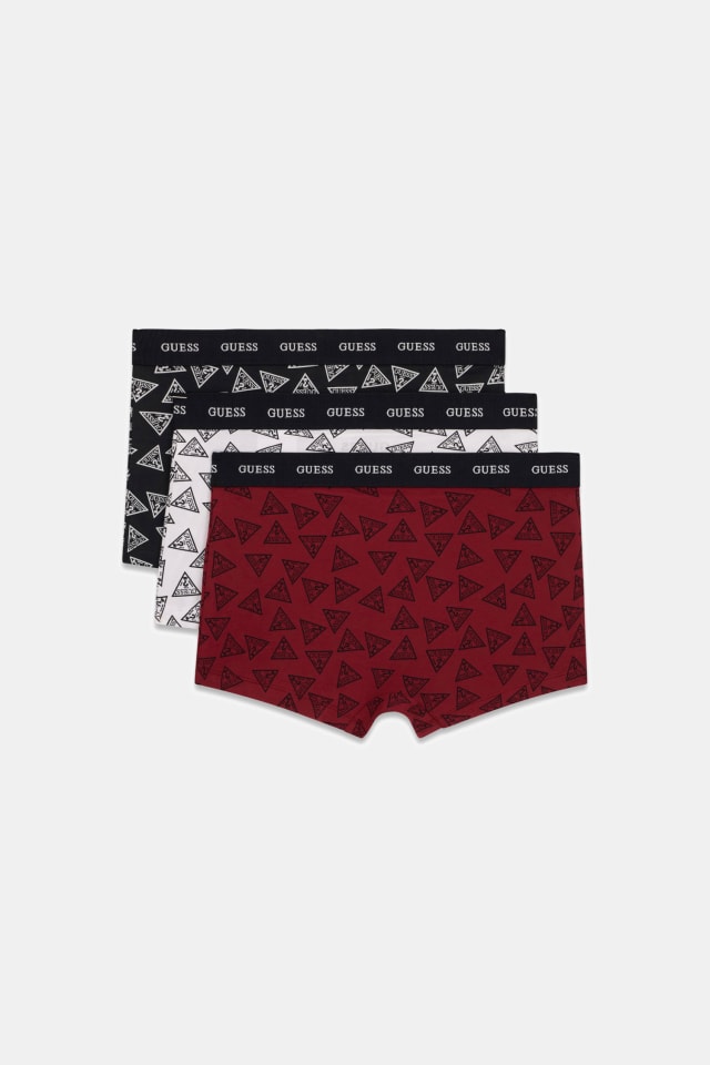 Joe pacote com 3 cuecas boxer estampadas