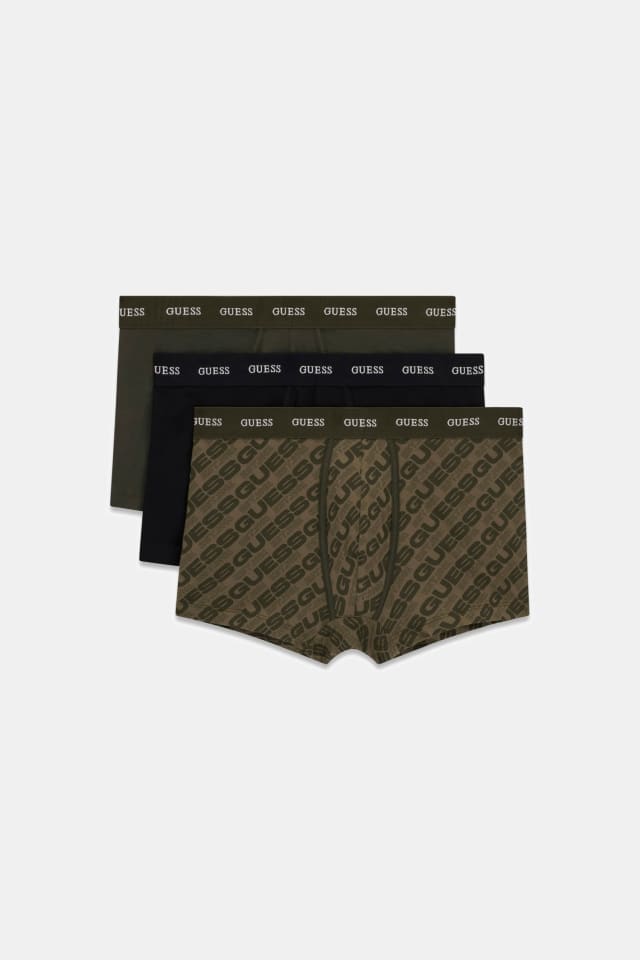 Joe pacote com 3 cuecas boxer estampadas