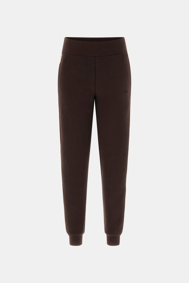 Pantalones jogger con cinta lateral de logo