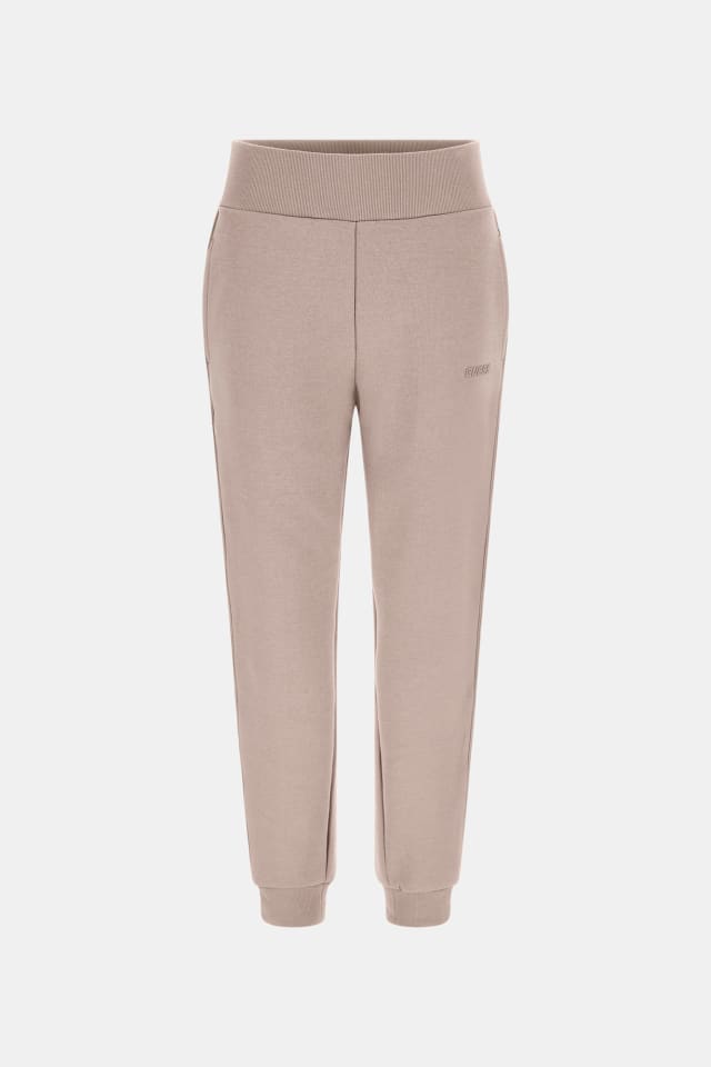 Pantalones jogger con cinta lateral de logo