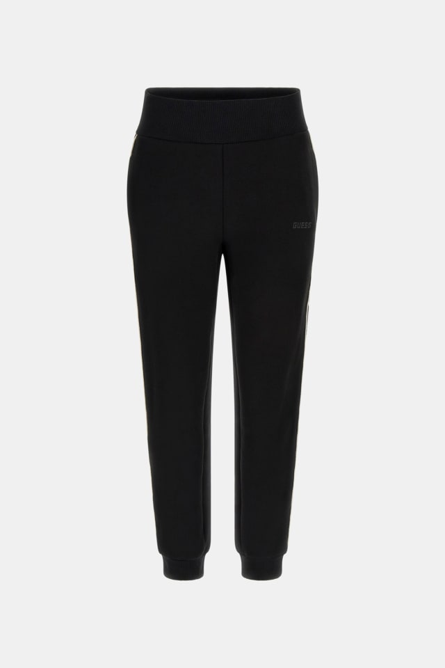 Pantalones jogger con cinta lateral de logo