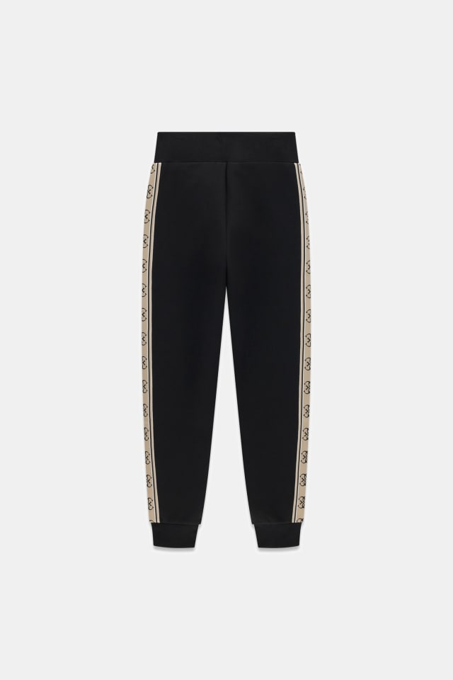 Pantalones jogger con cinta lateral de logo