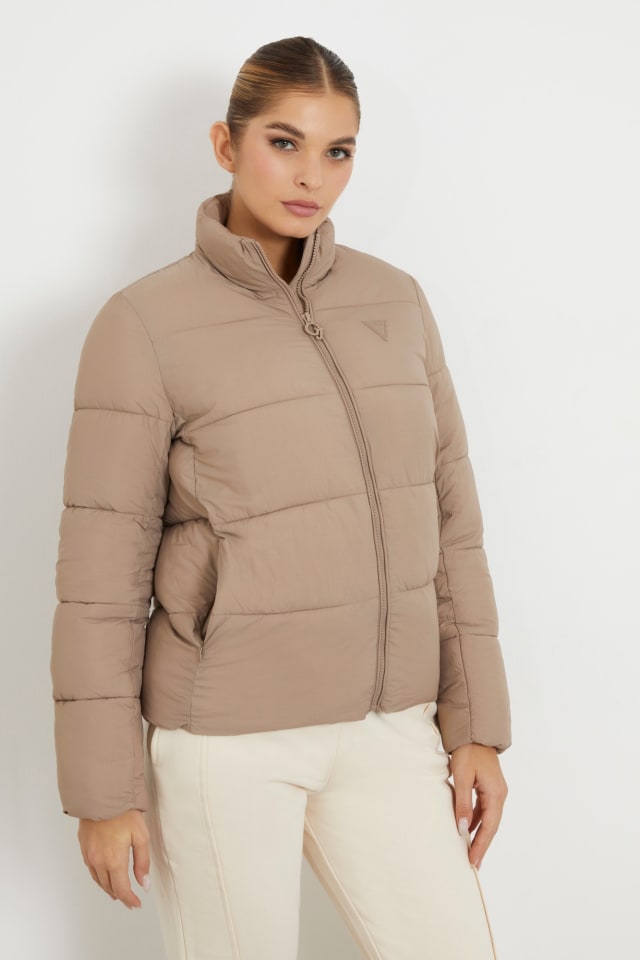 Small triangle logo puffer