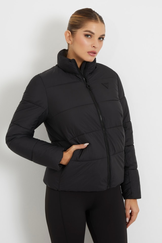 Small triangle logo puffer
