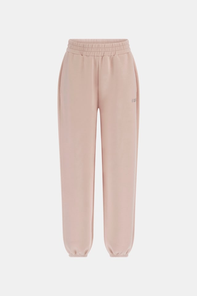 Rhinestone logolu jogger pantolonlar