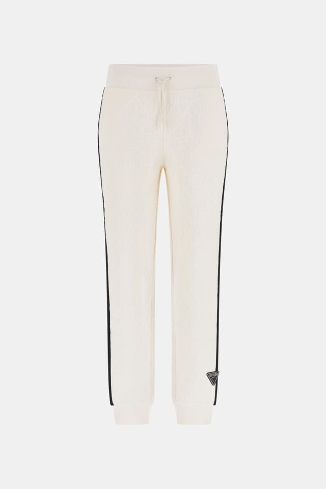 Pantalones con logo en relieve