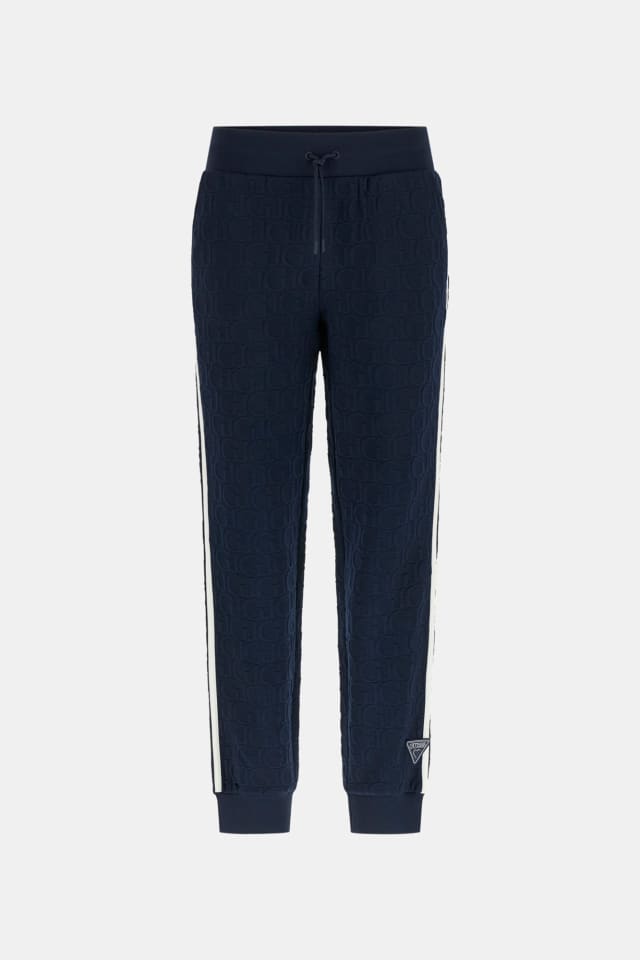 Pantalones con logo en relieve