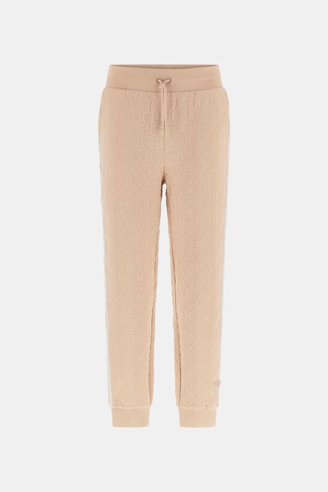 Pantalones con logo en relieve