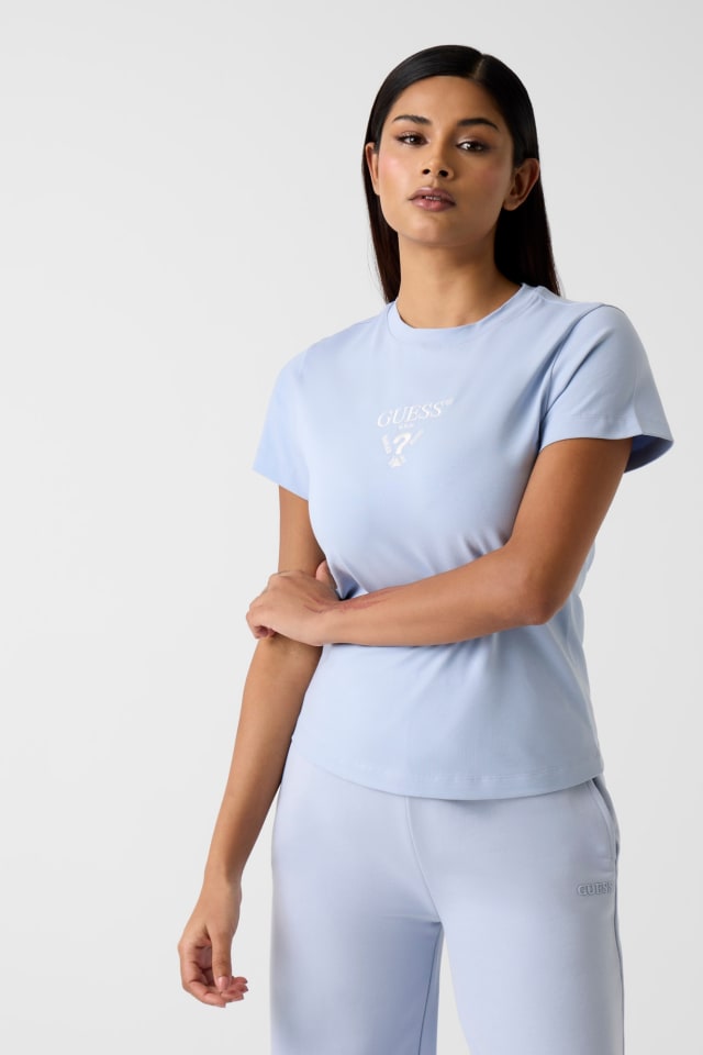 T-shirt com logo triangular