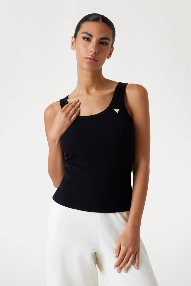 Gap Canotta Donna Bianca Casual Logo (IT 42, EU 38, INT M
