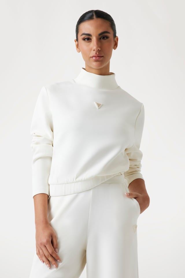 High neck sweatshirt