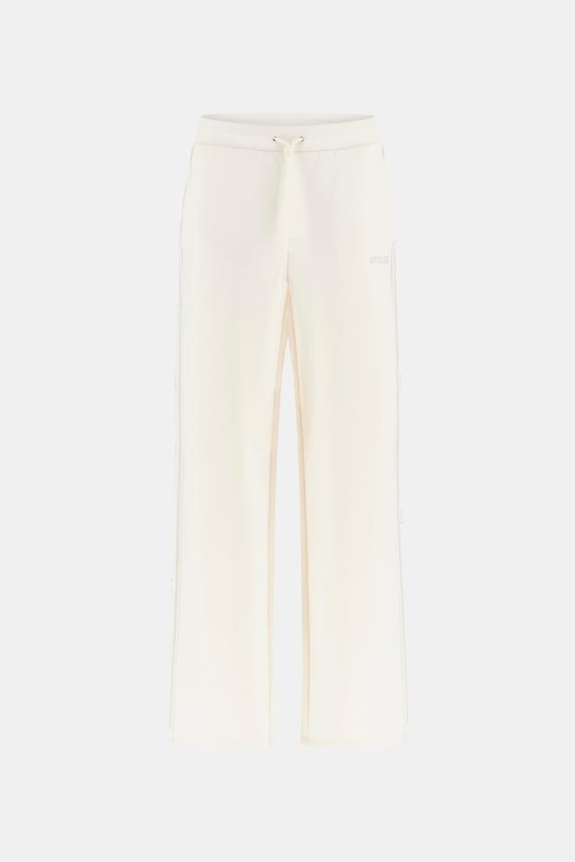 Pantaloni con logo Wide leg