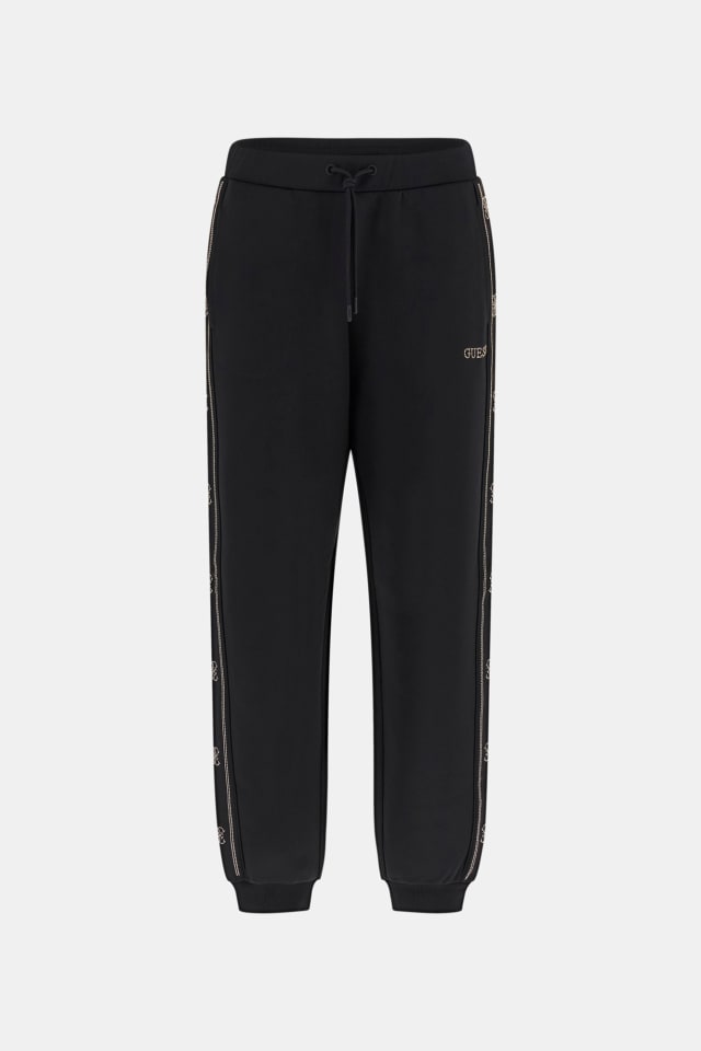 Pantalones jogger con logo de banda
