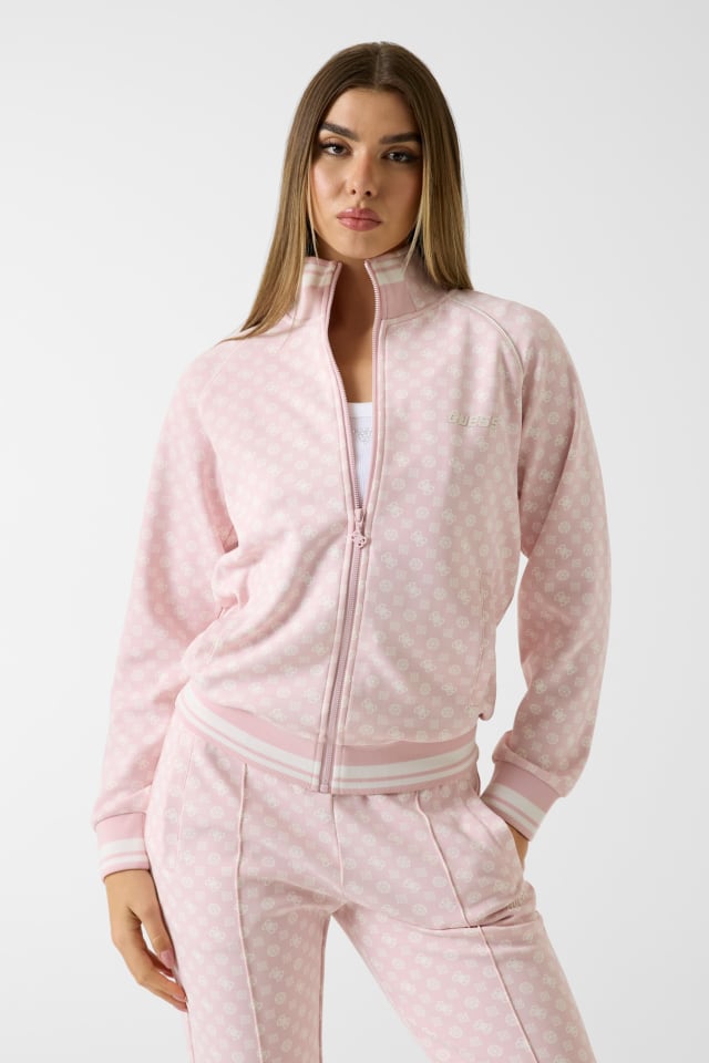 Felpa scuba con zip intera