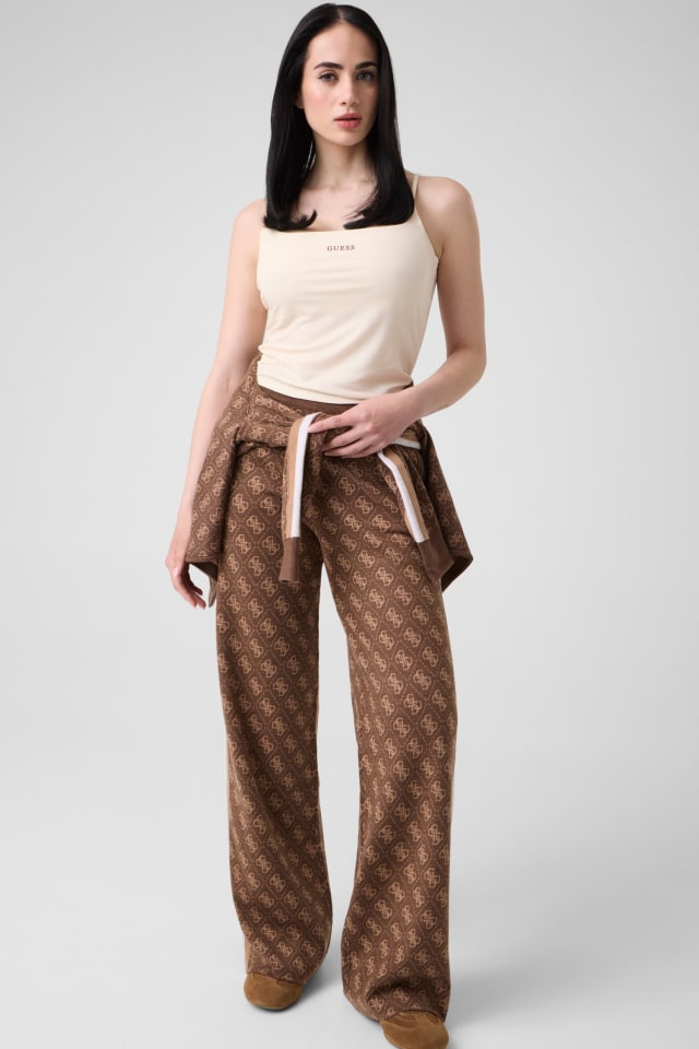 Pantalones deportivos de wide-leg de 4 g
