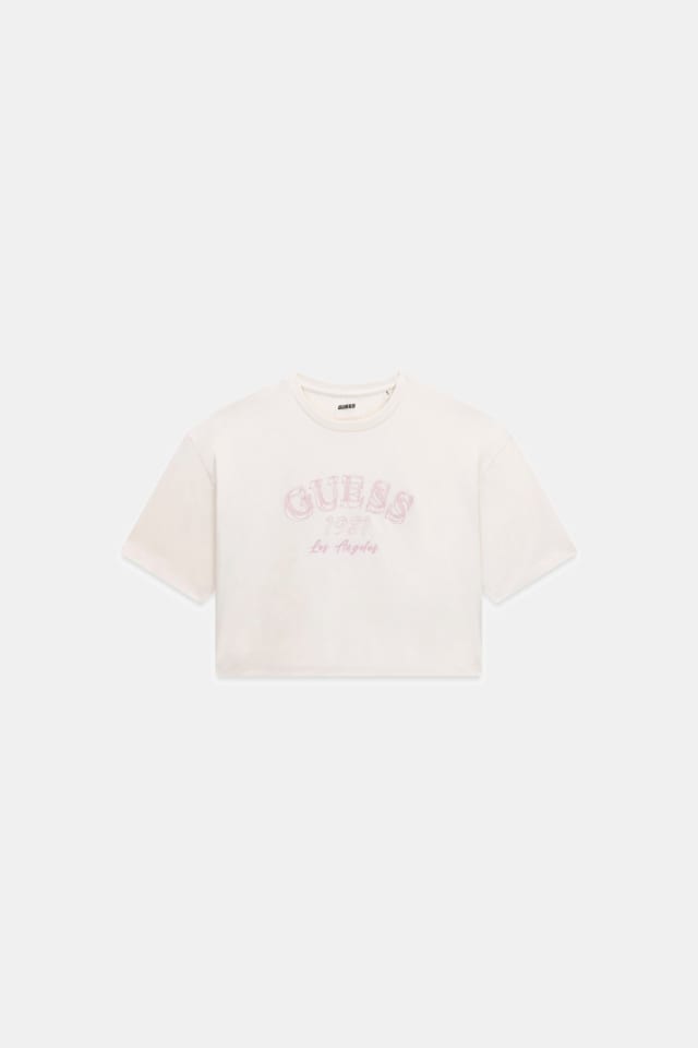 Camiseta holgada con logo bordado