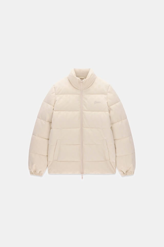 Chaqueta acolchada con logo