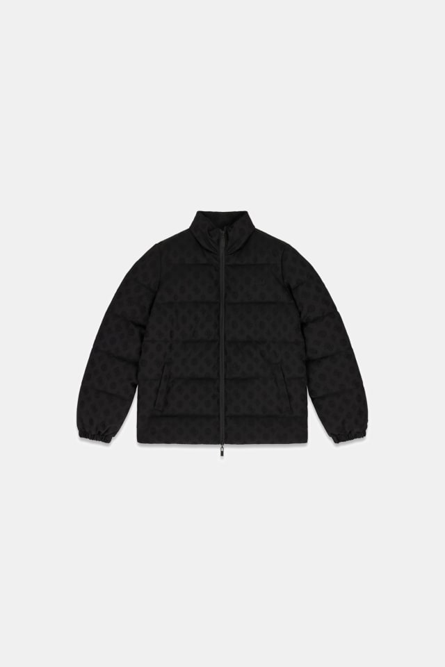 Chaqueta acolchada con logo