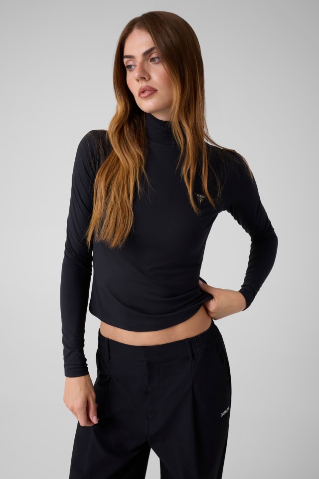 High-neck top
