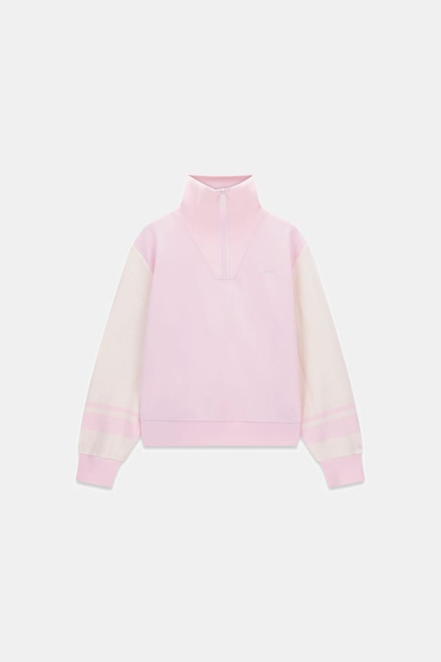 Sweat-shirt demi-zippé
