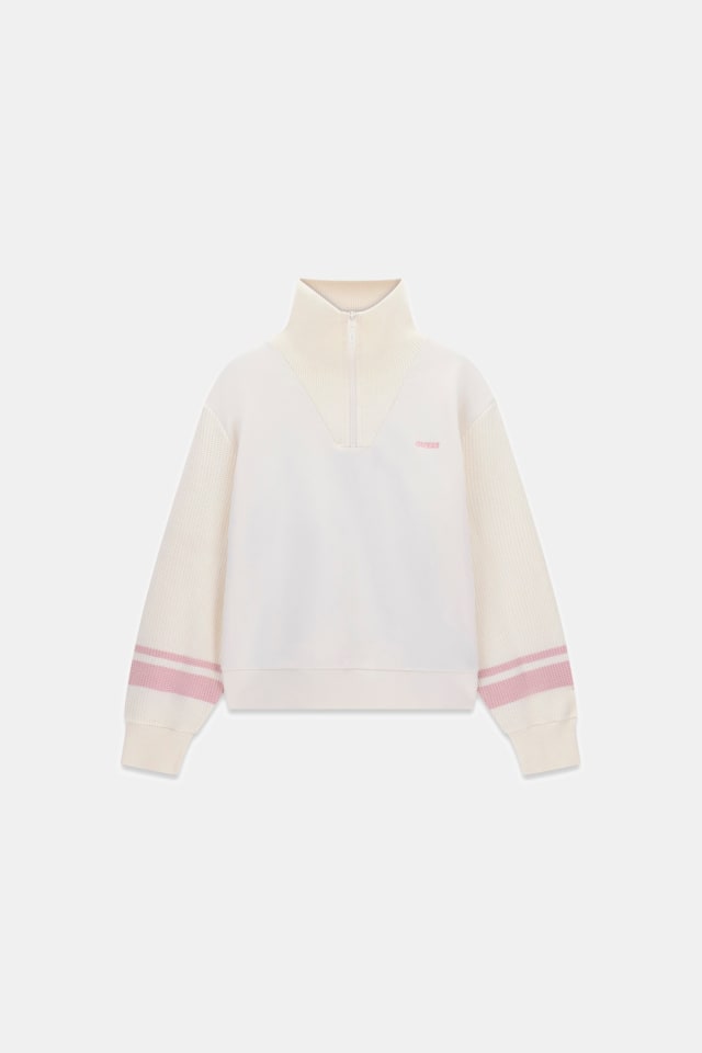 Sweat-shirt demi-zippé
