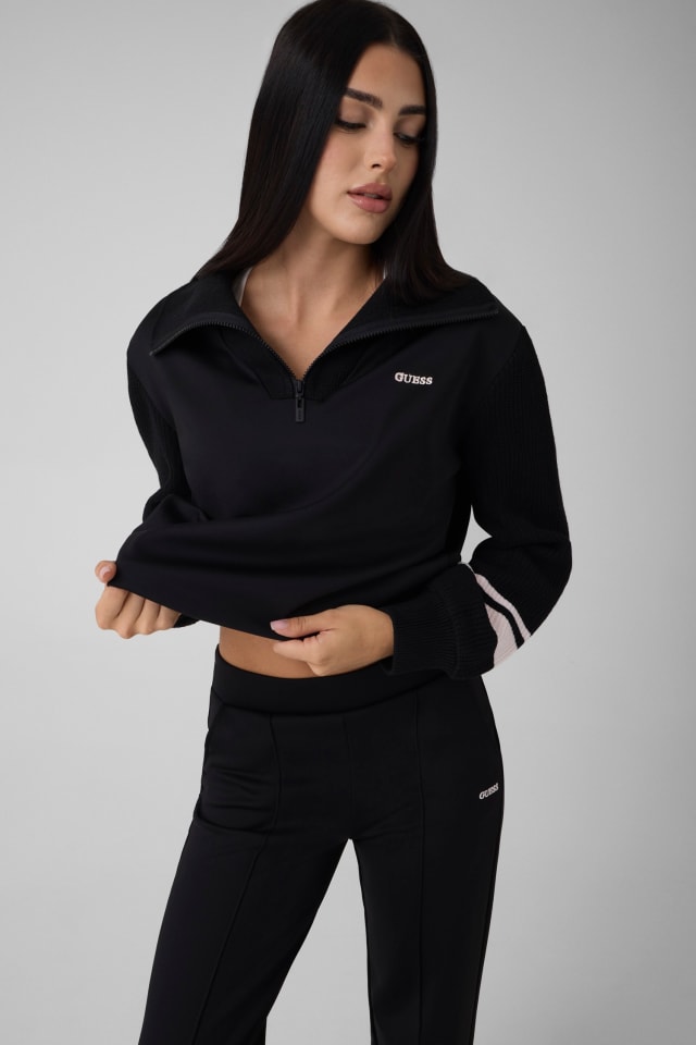 Yarım fermuarlı sweatshirt