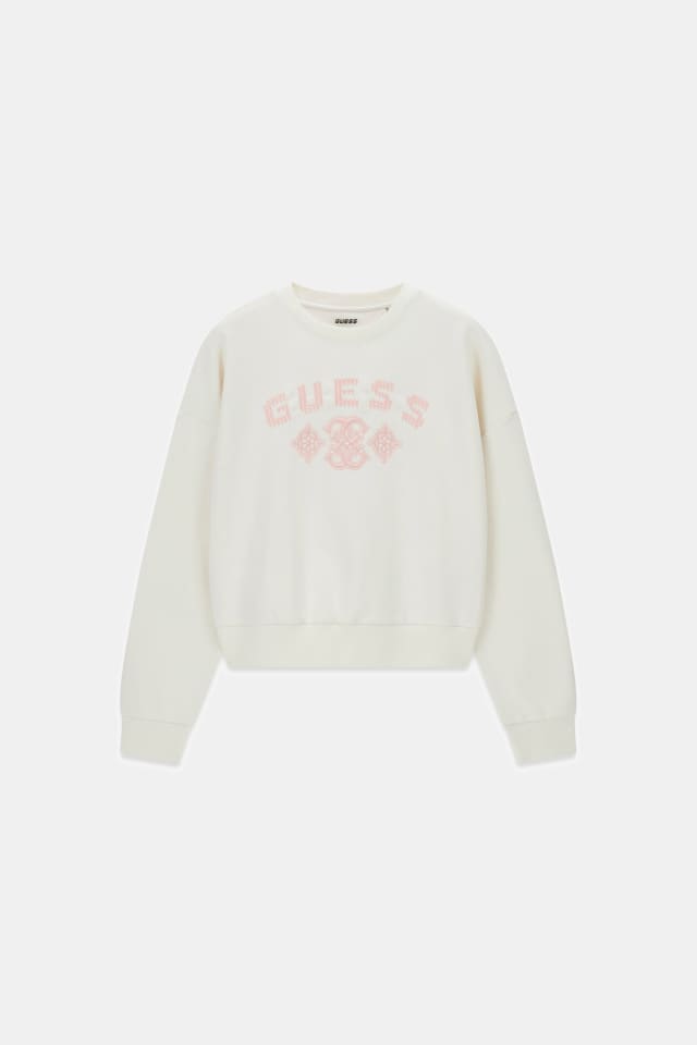 Sweatshirt mit besticktem Logo