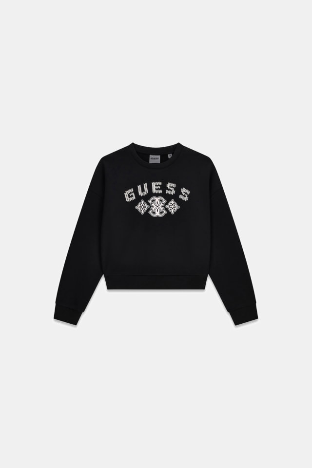 Sweatshirt mit besticktem Logo