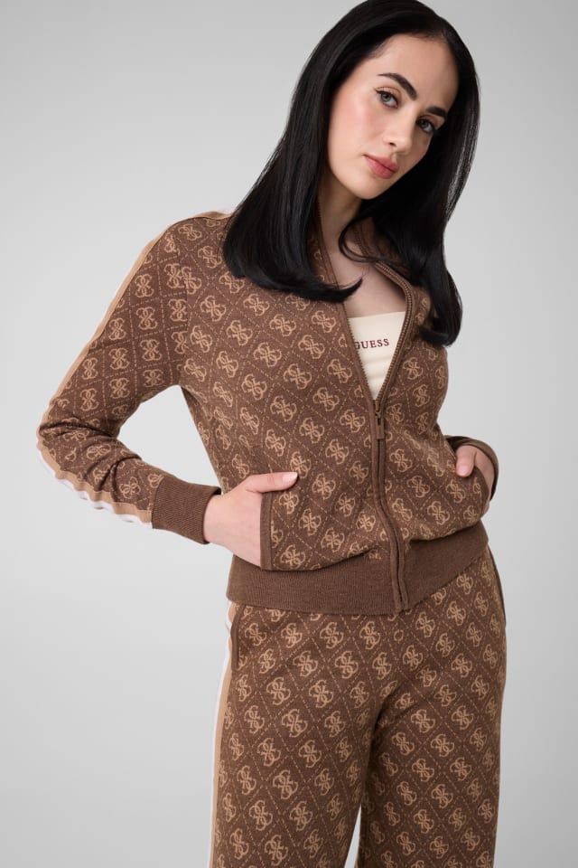 Suéter com logo estampado