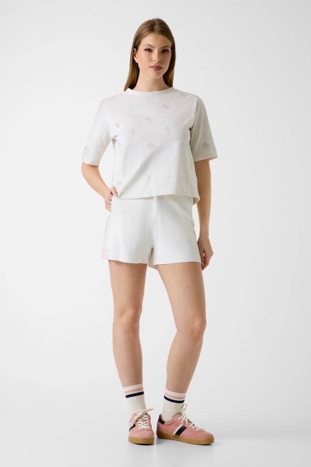 Shorts de mezcla de viscosa