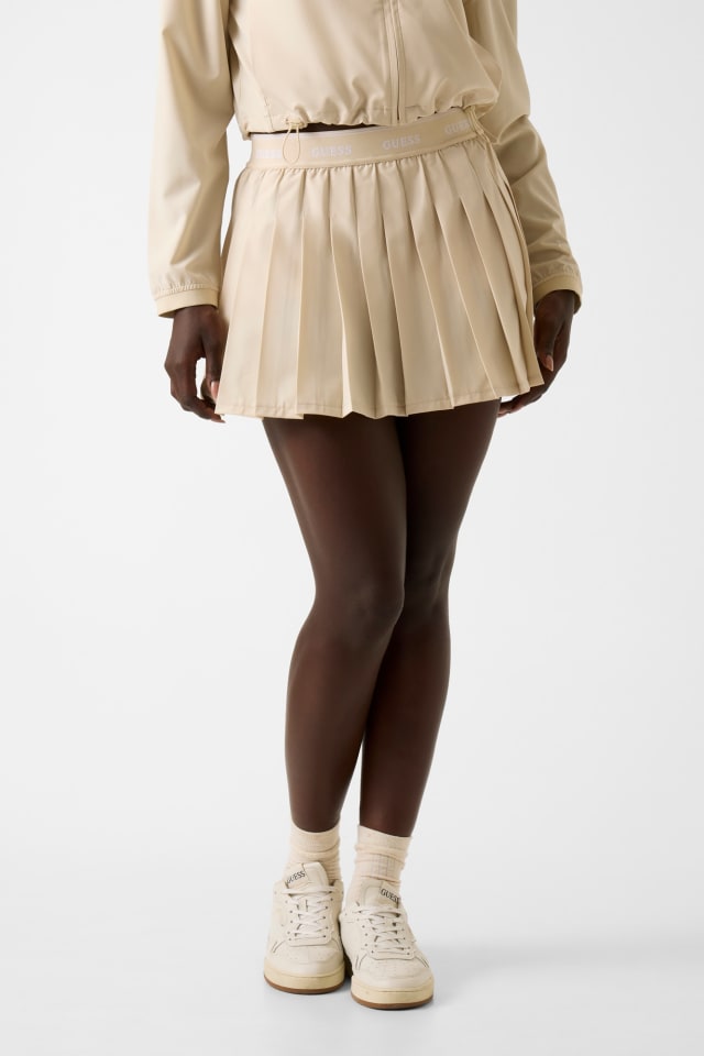 Falda mini plisada