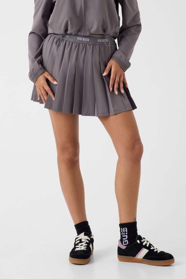 Falda mini plisada
