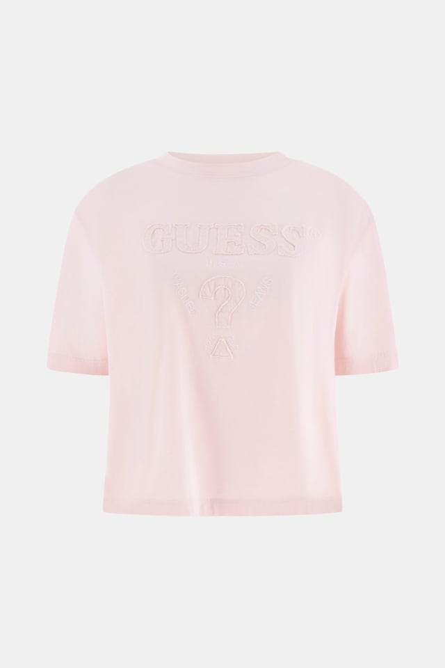 Camiseta con logo boxy