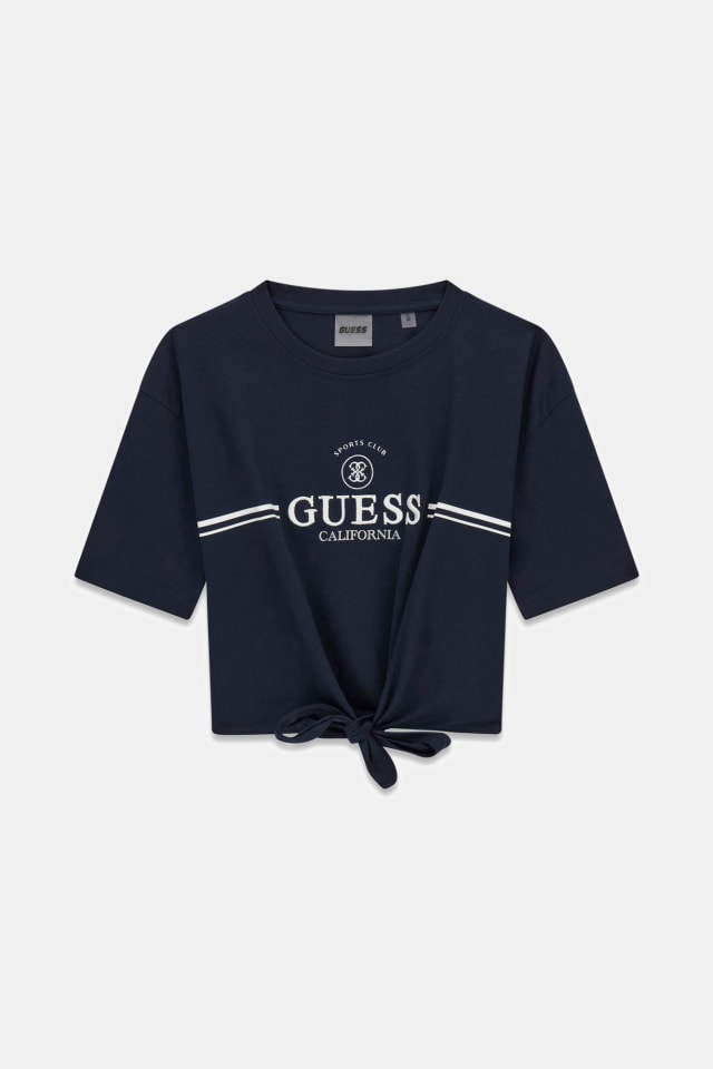 Camiseta con logo boxy