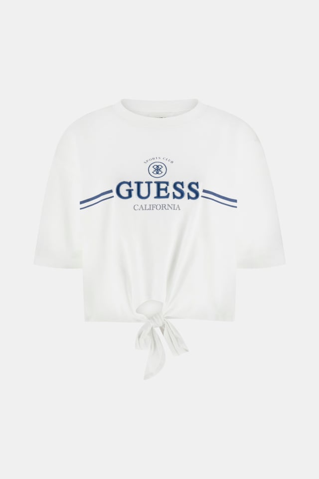 Camiseta com logo boxy