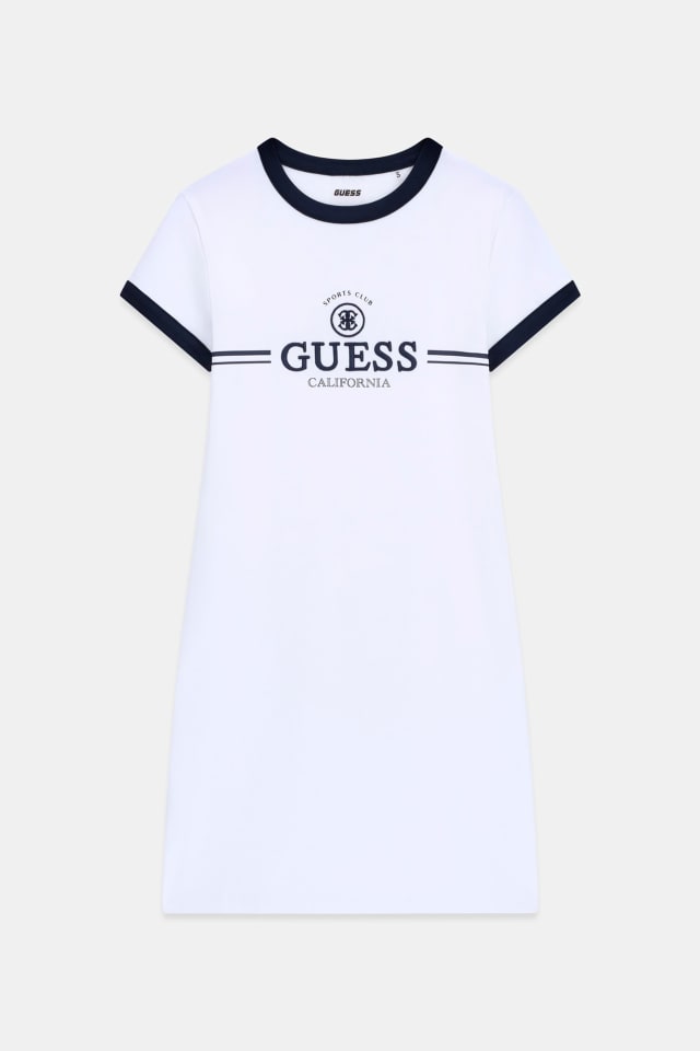 Vestido con logo bordado