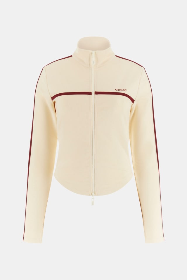 Sudadera con logo de cremallera completa