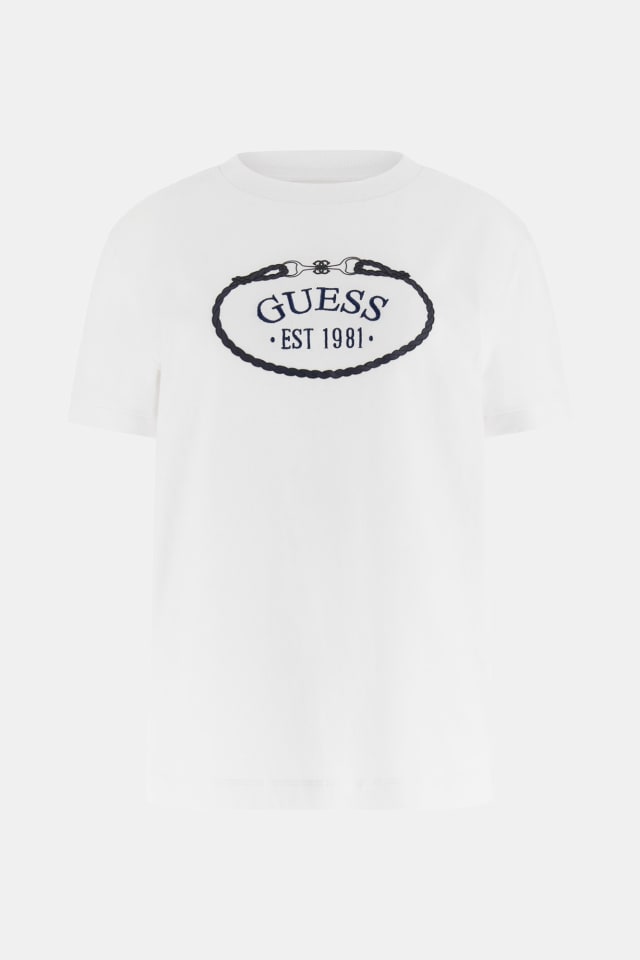 Camiseta con logo en la parte delantera