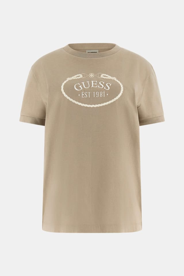 Camiseta con logo en la parte delantera