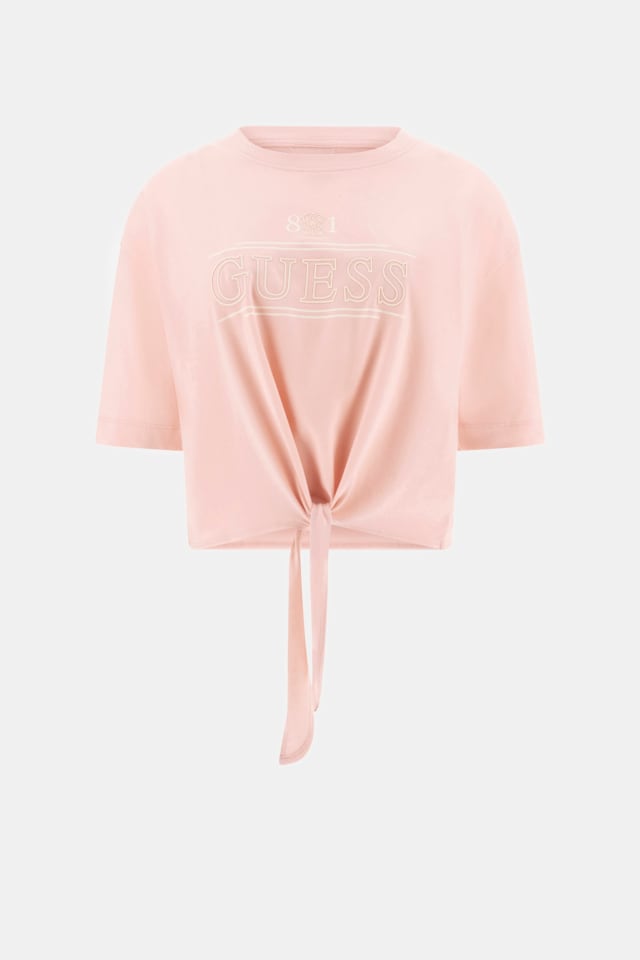 Camiseta de corte boxy con logotipo estampado
