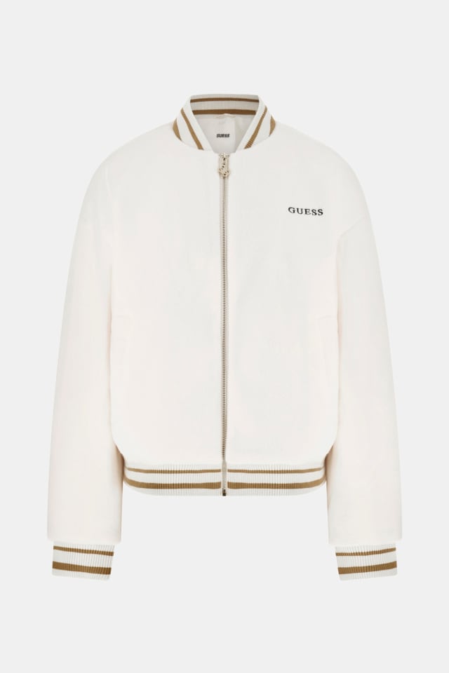 Chaqueta bomber con cremallera completa