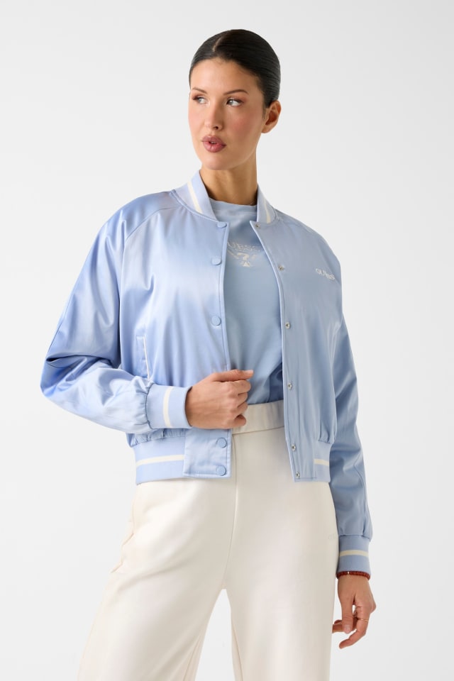 Satin-Bomberjacke