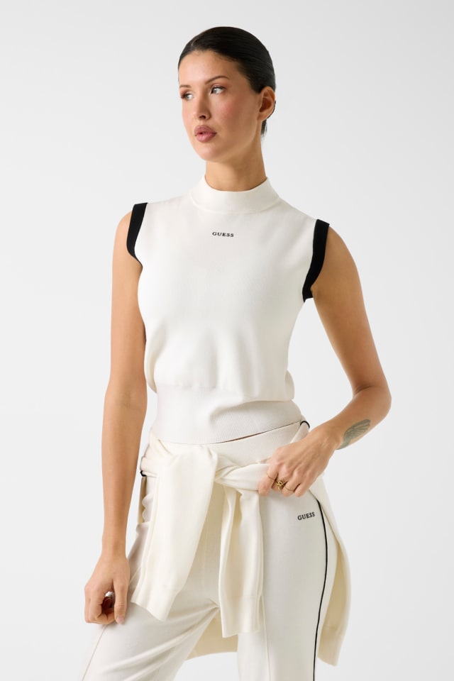 Viscose-Strickpullover-Shirt