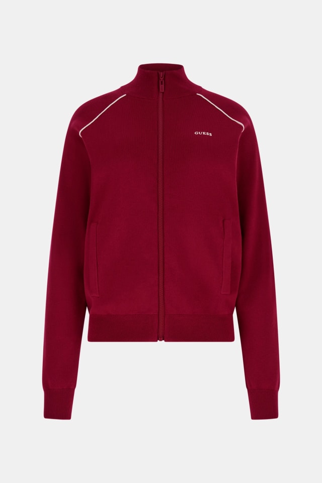 Sudadera de viscosa de cuello alto