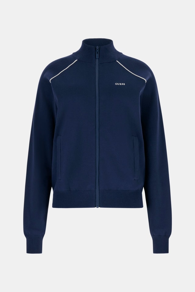 Sudadera de viscosa de cuello alto