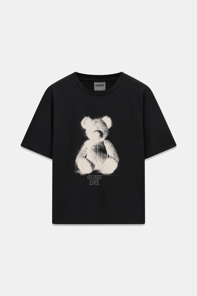 Camiseta con pedrería